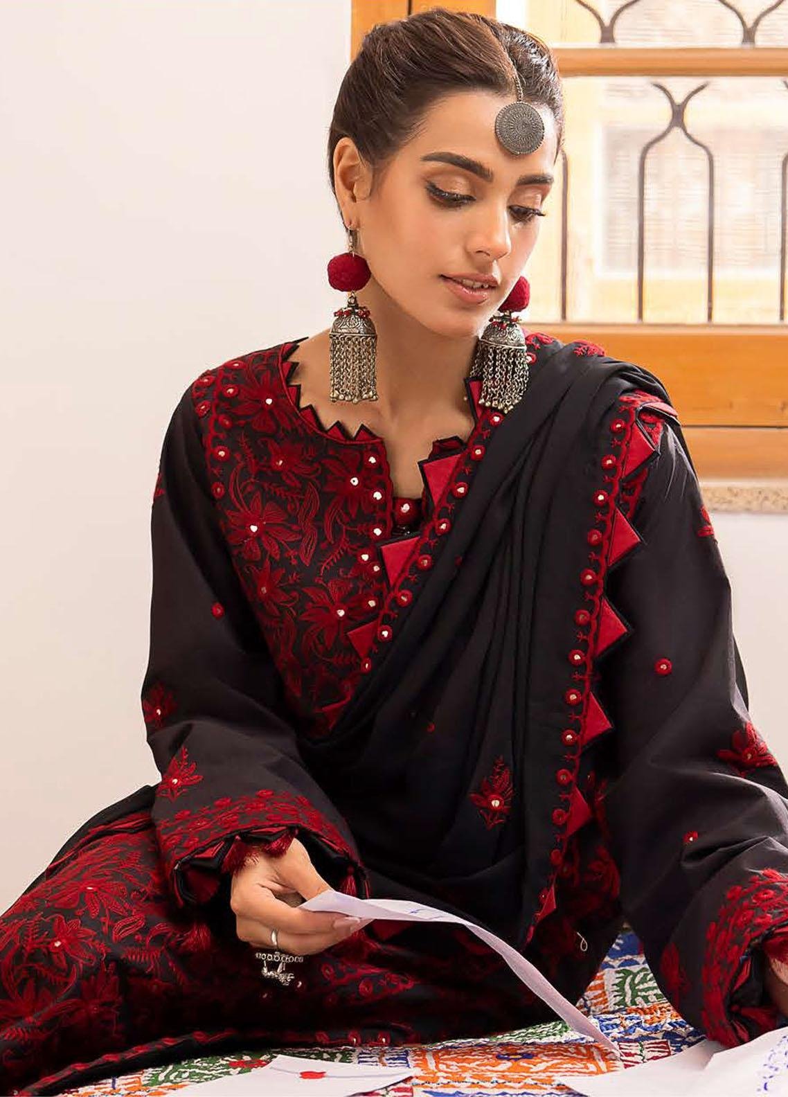 Iqra Aziz - Iria Shirt, Trouser with Dupatta - COD | 50% OFF