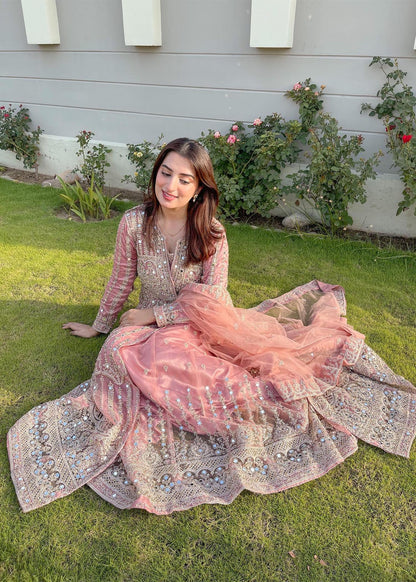 Yumna Zaidi - Kiyani Shirt, Trouser and Dupatta set - COD | 50% OFF