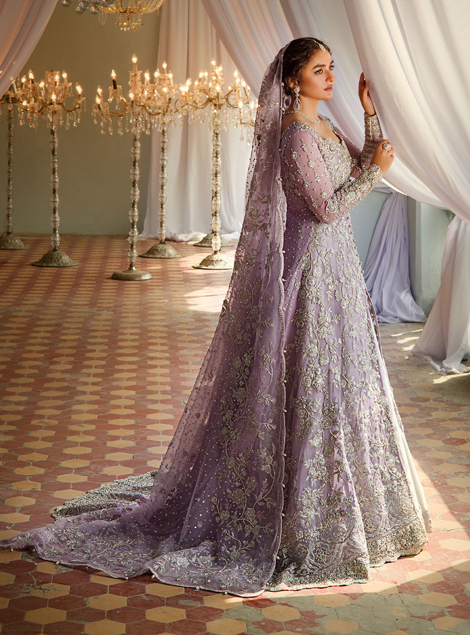 walima dress purple Pakistani Bridal Lilac Maxi Purple Walima Bridal Dress Maxi Light Purple Walima Dress Light