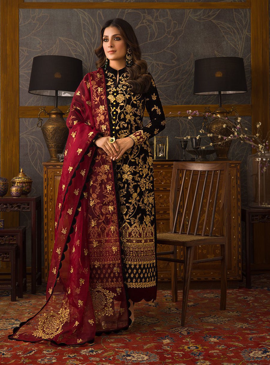 Ayeza Khan - Ciyna Shirt, Trouser with Dupatta outfit - COD | 45% OFF