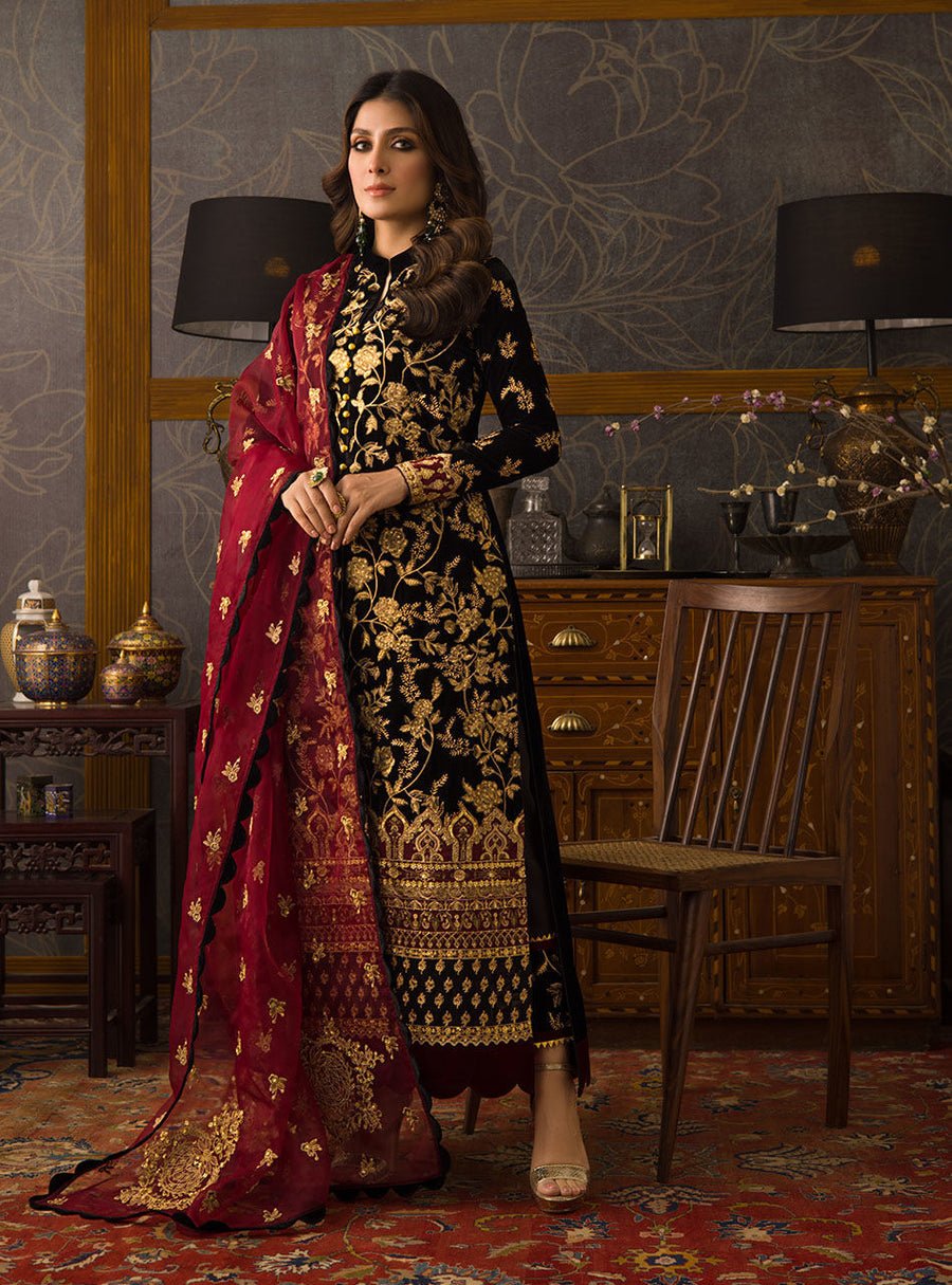 Ayeza Khan - Ciyna Shirt, Trouser with Dupatta outfit - COD | 45% OFF
