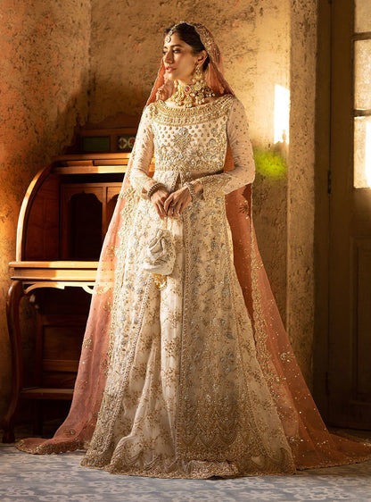 Syra Yousuf - Dona Shirt, Lehenga with Dupatta - COD | 30% OFF
