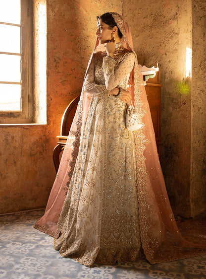 Syra Yousuf - Dona Shirt, Lehenga with Dupatta - COD | 30% OFF