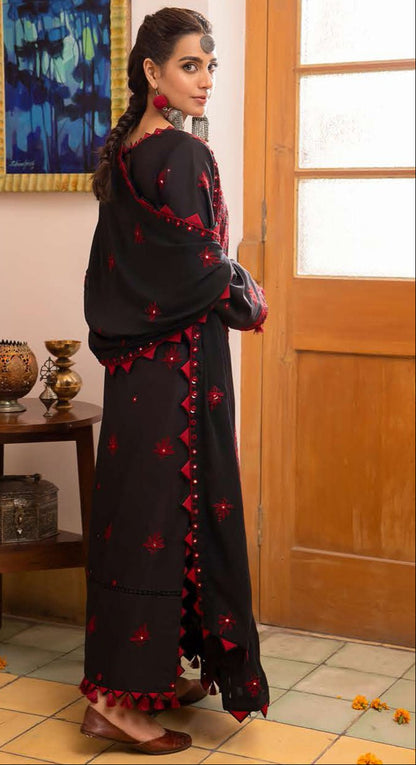 Iqra Aziz - Iria Shirt, Trouser with Dupatta - COD | 50% OFF