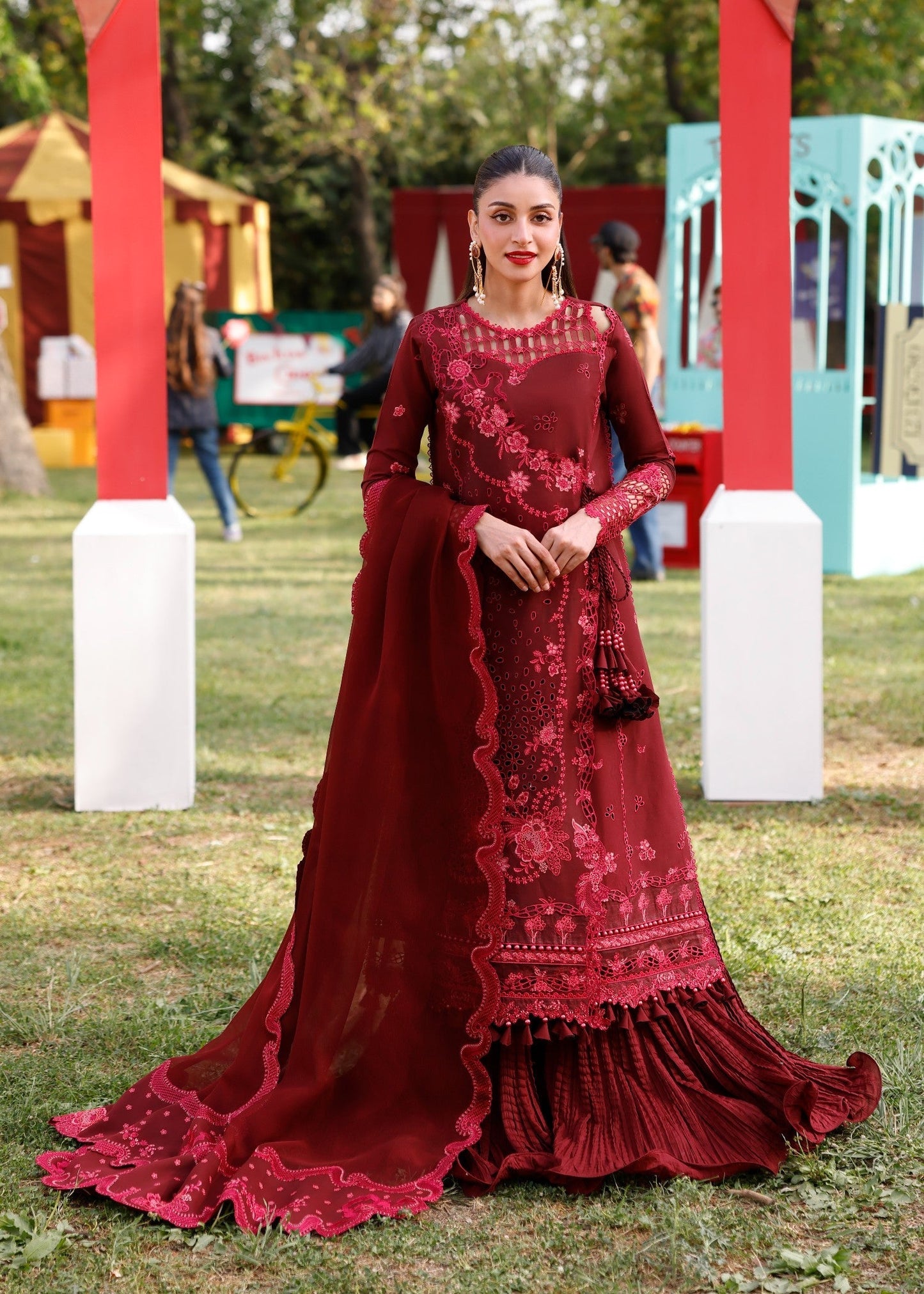 Anmol Baloch - Reema Shirt, Trouser and Duaptta set - COD | 40% OFF