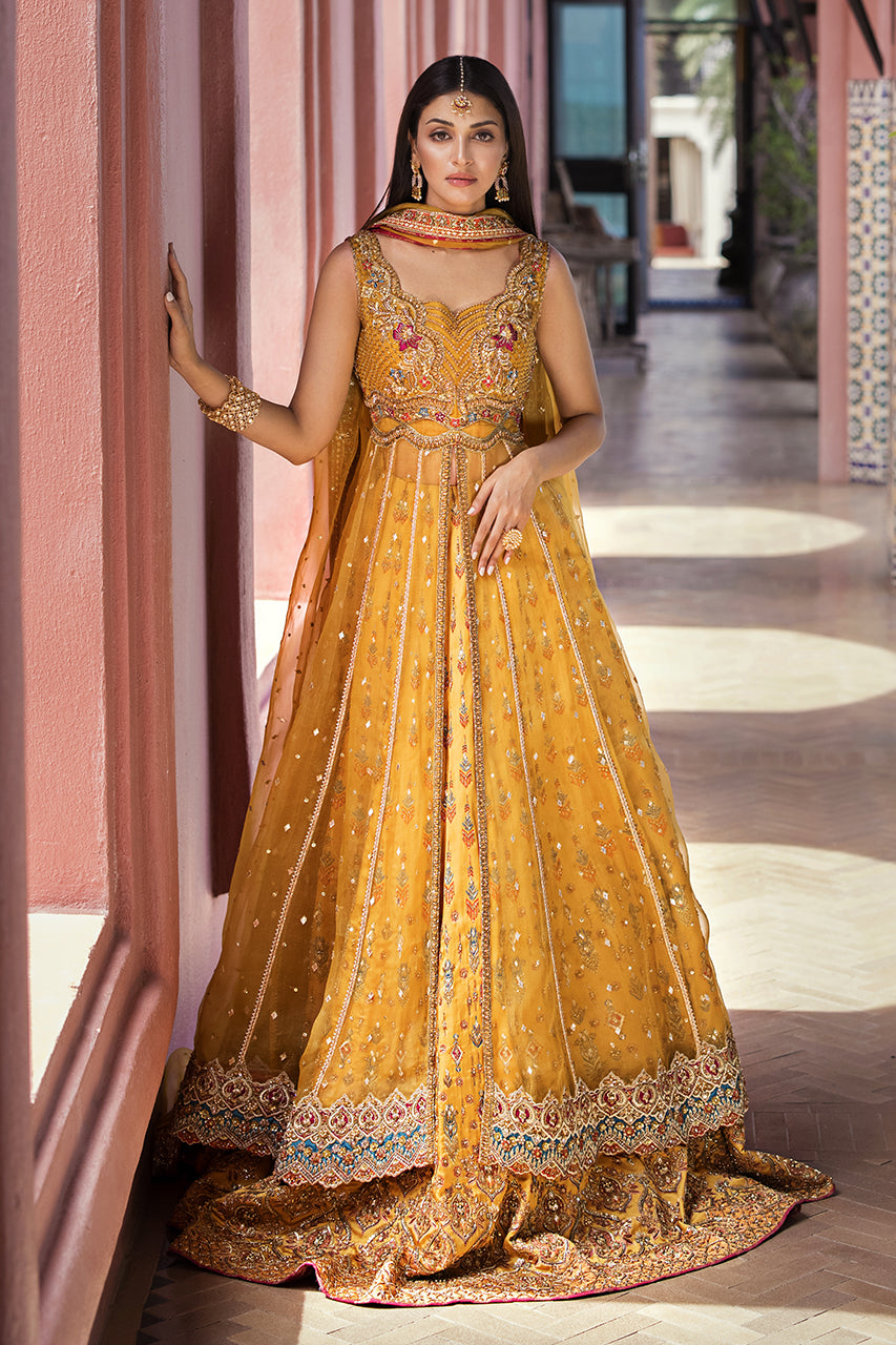 Anmol Baloch - Mystic Marigold Maxi, Lehenga and Dupatta | 60% OFF