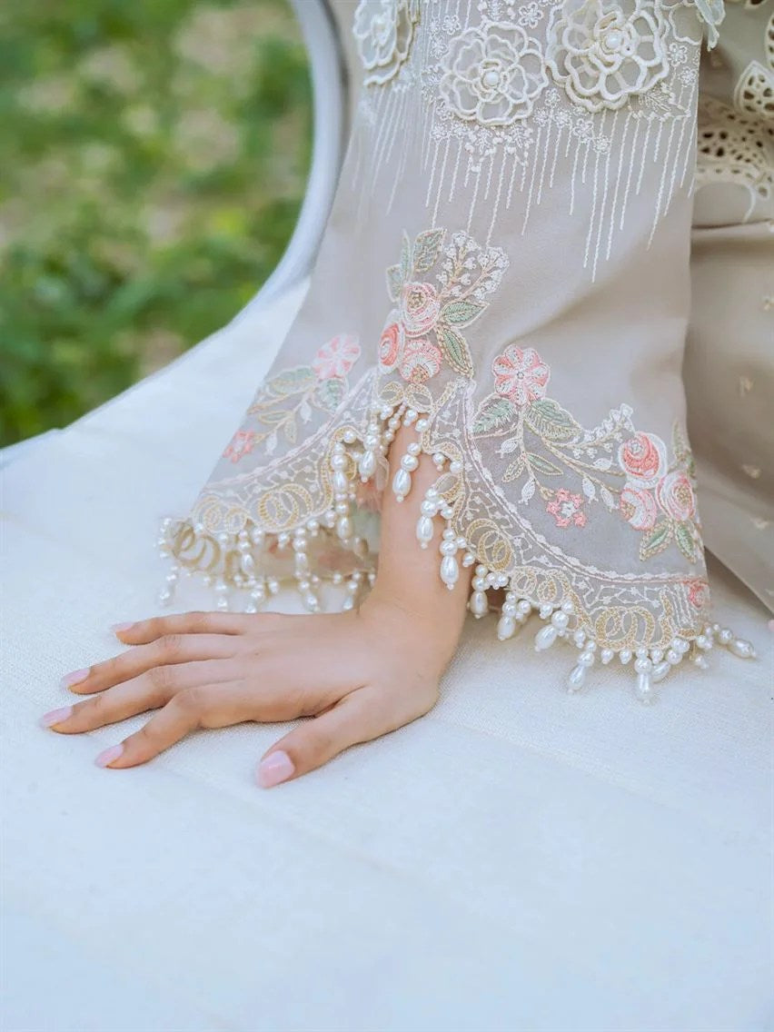 Durefishan Saleem - Eiya Shirt, Trouser and Dupatta - COD | 40% OFF
