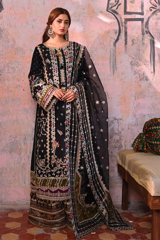 Sajal Ali - Gina Shirt, Trouser with Dupatta - COD | 40% OFF