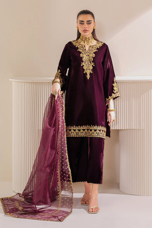 Emerald Maroon Shirt Trouser with Dupatta | COD | 30% OFF