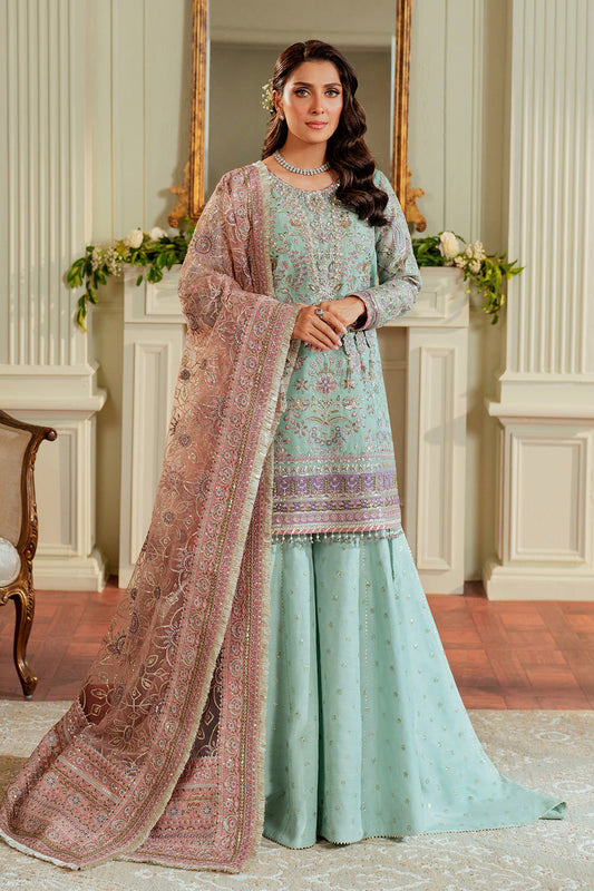 Ayeza Khan - Tilla Shirt Flapper with Dupatta - COD | 50% OFF