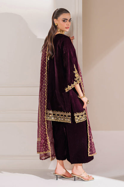 Emerald Maroon Shirt Trouser with Dupatta | COD | 30% OFF