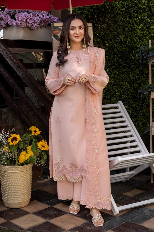 Yumna Zaidi - Fiya Shirt, Trouser with Dupatta - COD | 50% OFF