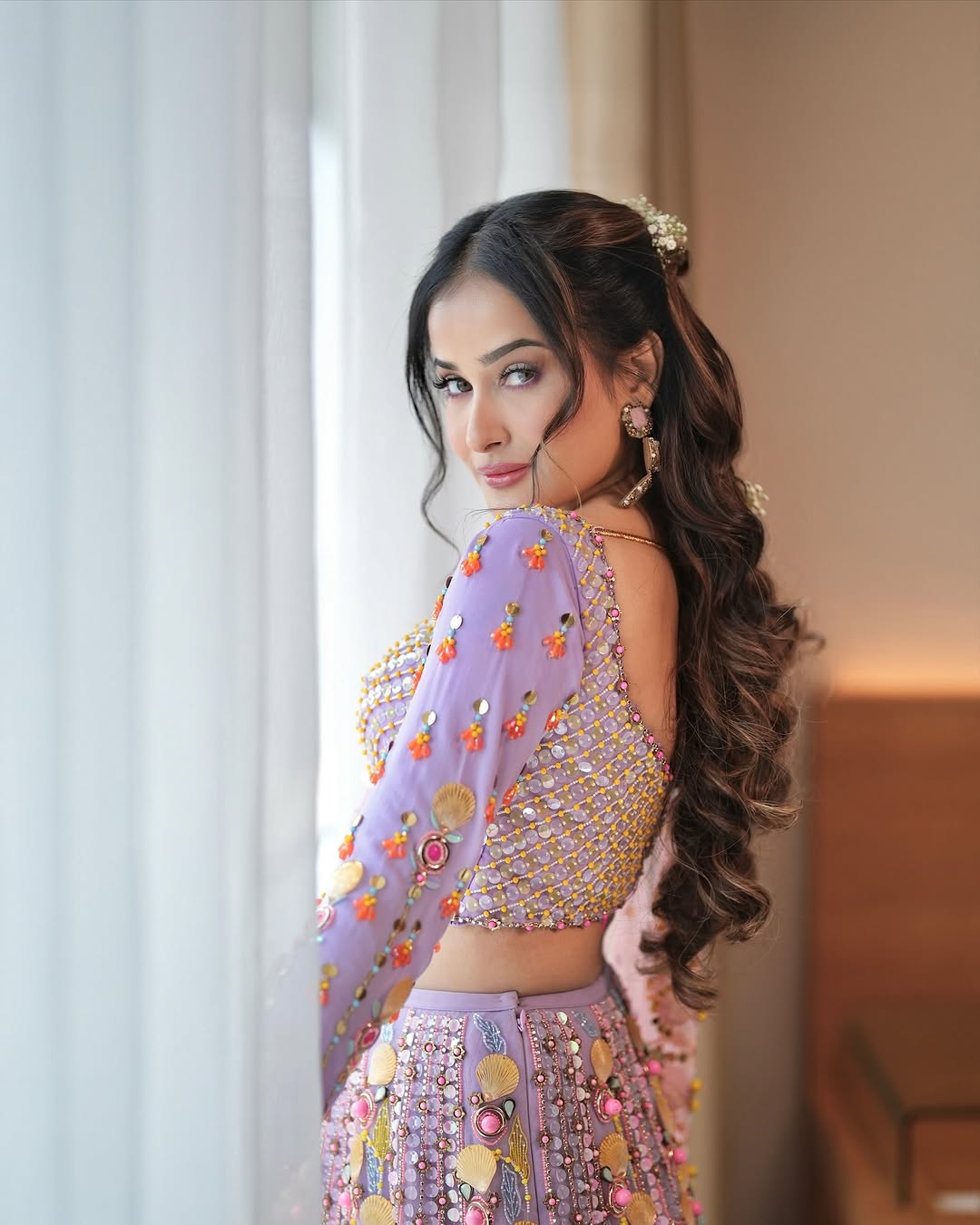 Lavender Sunlight Lehenga Choli Set | 75% OFF