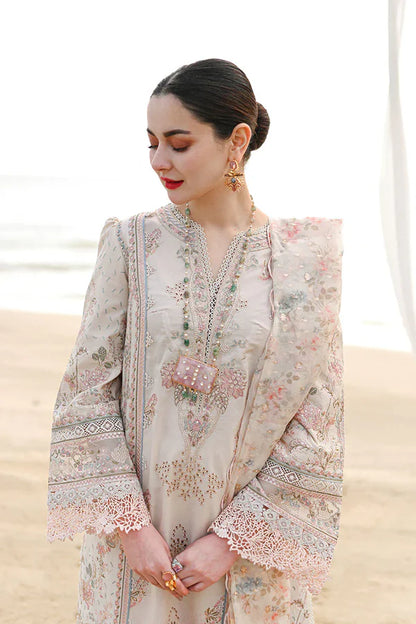 Hania Aamir - Rya Shirt, Trouser with Dupatta - COD | 40% OFF