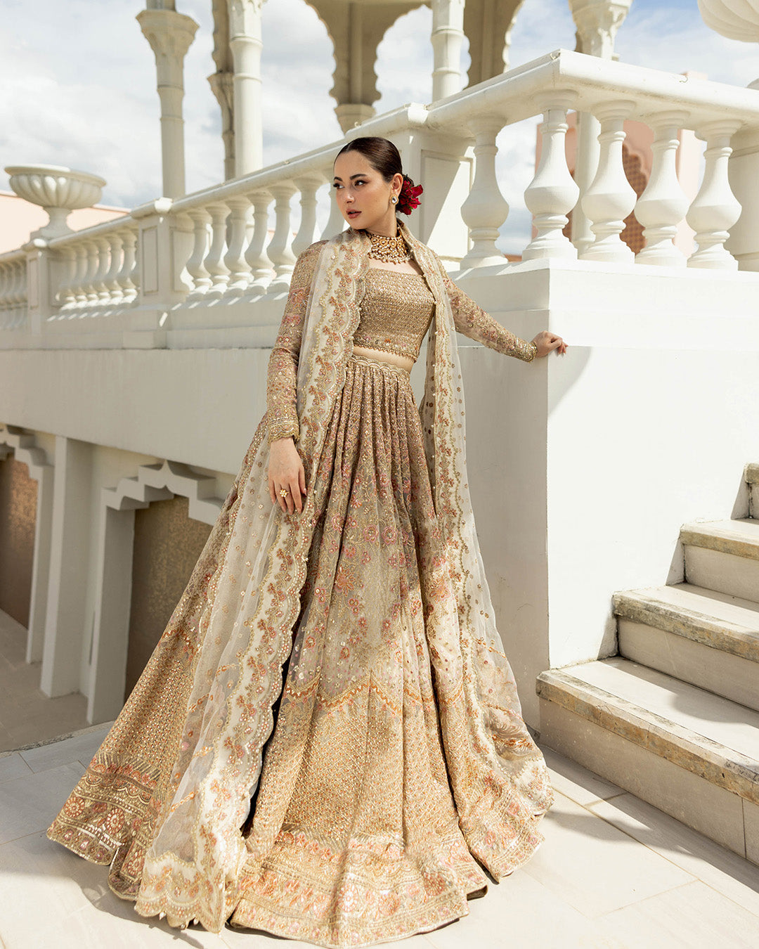 Hania Aamir - Jemina Choli Lehenga with Dupatta - COD | 20% OFF