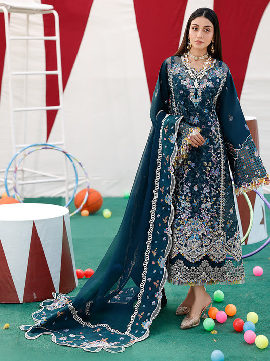Anmol Baloch - Fica Shirt, Trouser and Dupatta Set - COD | 50% OFF