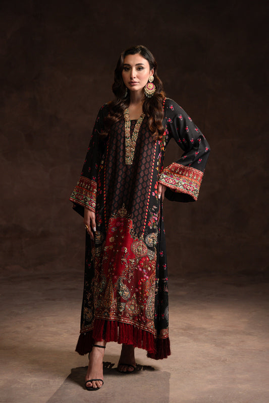 Wajeha Khan - Bina Shirt, Trouser with Dupatta set - COD | 50% OFF