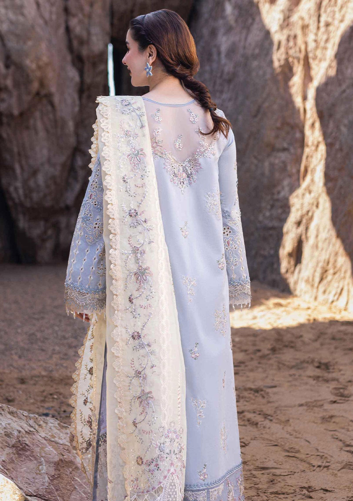 Hania Aamir - Isabella Shirt, Trouser with Dupatta - COD | 30% OFF