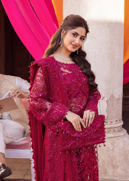 Sajal Ali - Emroidered Rose Top, Bolero, Trouser with Dupatta - COD | 30% OFF