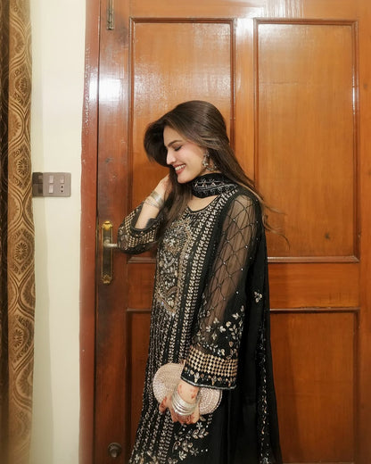 Noory Shirt, Flapper and Dupatta - COD | 40% OFF