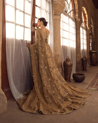 Mahira Khan -  Golden Bridal | FLAT 60% OFF