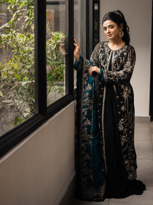 Sehar Khan - Epina Bolero, Maxi and Dupatta - COD | 50% OFF