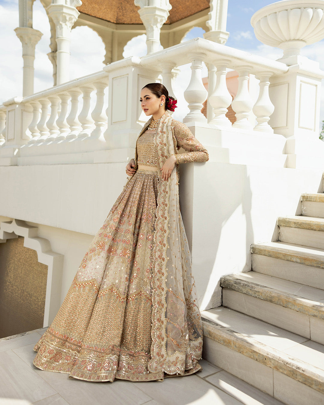 Hania Aamir - Jemina Choli Lehenga with Dupatta - COD | 20% OFF