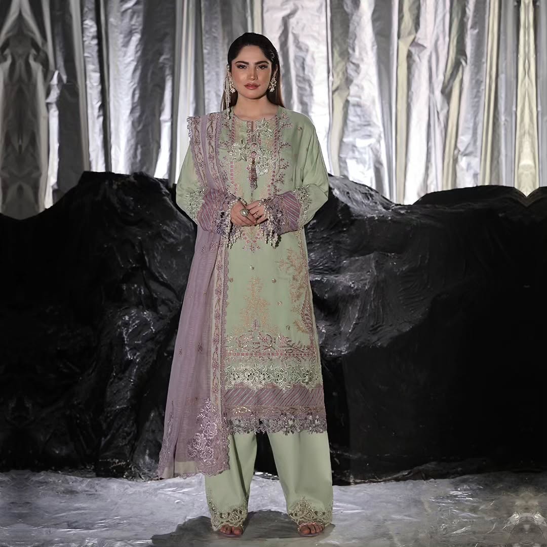 Neelam Muneer - Nectar Mirage Shirt, Trouser and Dupatta set | 50% OFF