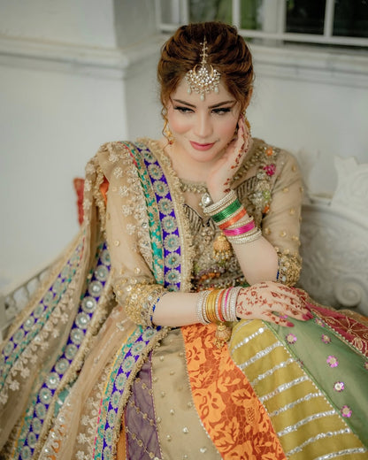 Neelam Muneer -  Mesuri Shirt, Lehenga and Dupatta Outfit | COD | 50% OFF