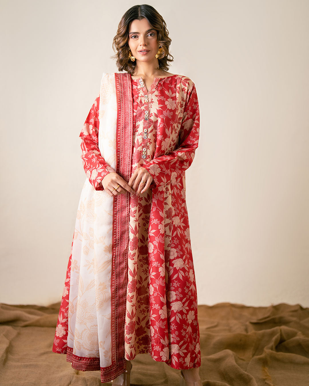 Antique shirt and Dupatta - COD | 30% OFF