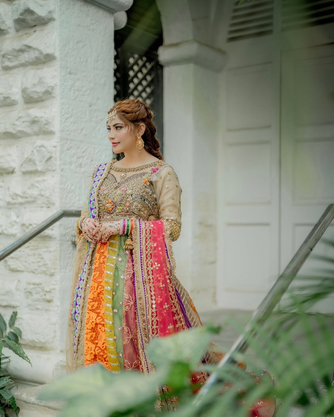 Neelam Muneer -  Mesuri Shirt, Lehenga and Dupatta Outfit | COD | 50% OFF