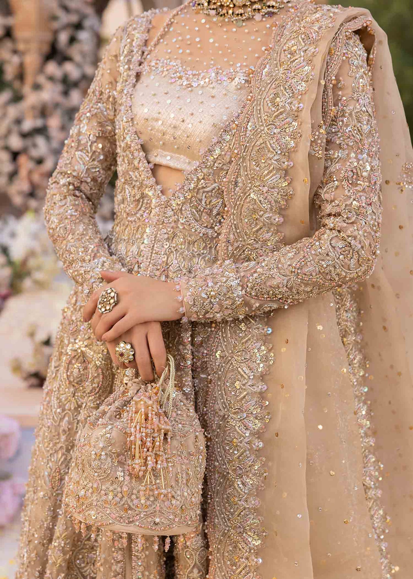 Maya Ali - Alira Top, Maxi, Lehenga with Dupatta - COD | 20% OFF