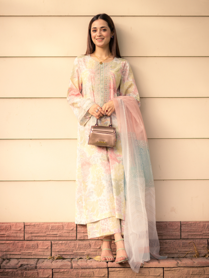 Hania Aamir - Pink Blush - COD | 20% OFF