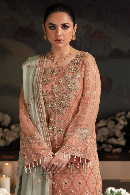 Yumna Zaidi - Mehar Shirt, Trouser and Dupatta Set | 40% OFF