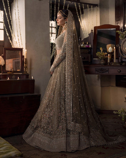 Hania Aamir - Mah Choli, Lehenga with Dupatta - COD | 30% OFF