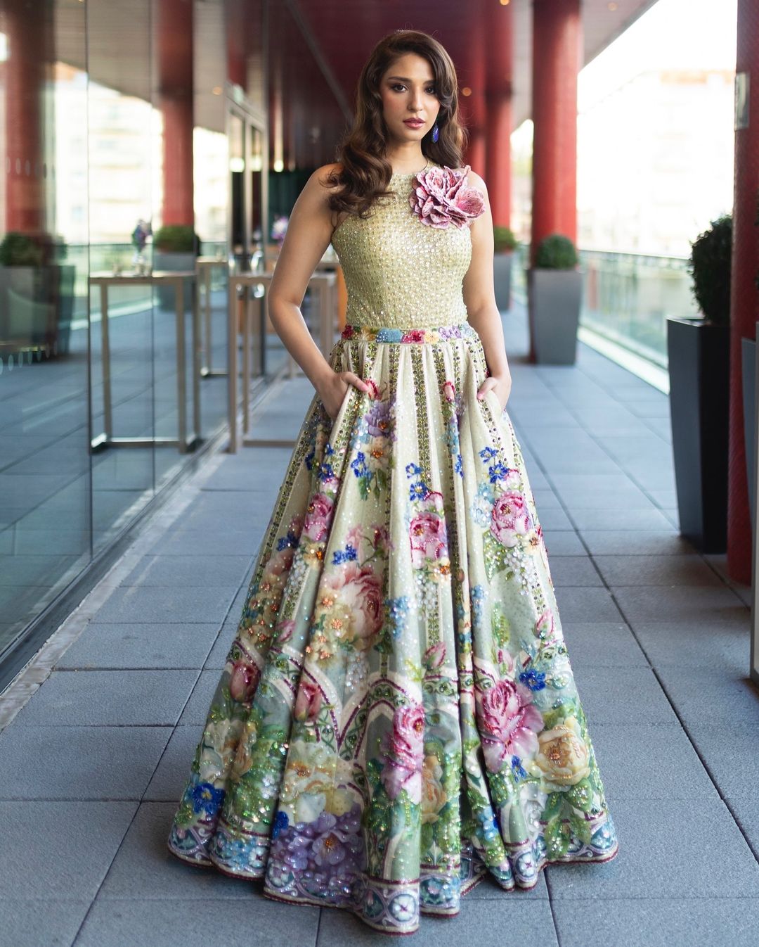 Ramsha Khan - Chic Flower Maxi | 50% OFF