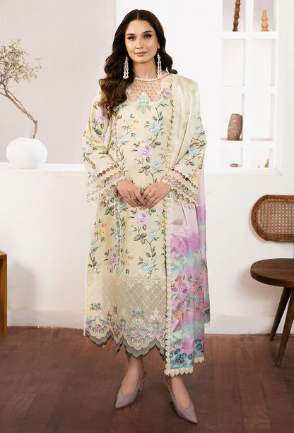 Noura Shirt, Trouser with Dupatta - COD | 30% OFF