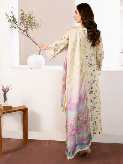 Noura Shirt, Trouser with Dupatta - COD | 30% OFF