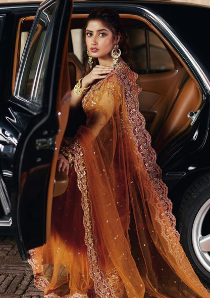 Sajal Ali - Rimsel Saree - COD | 50% OFF