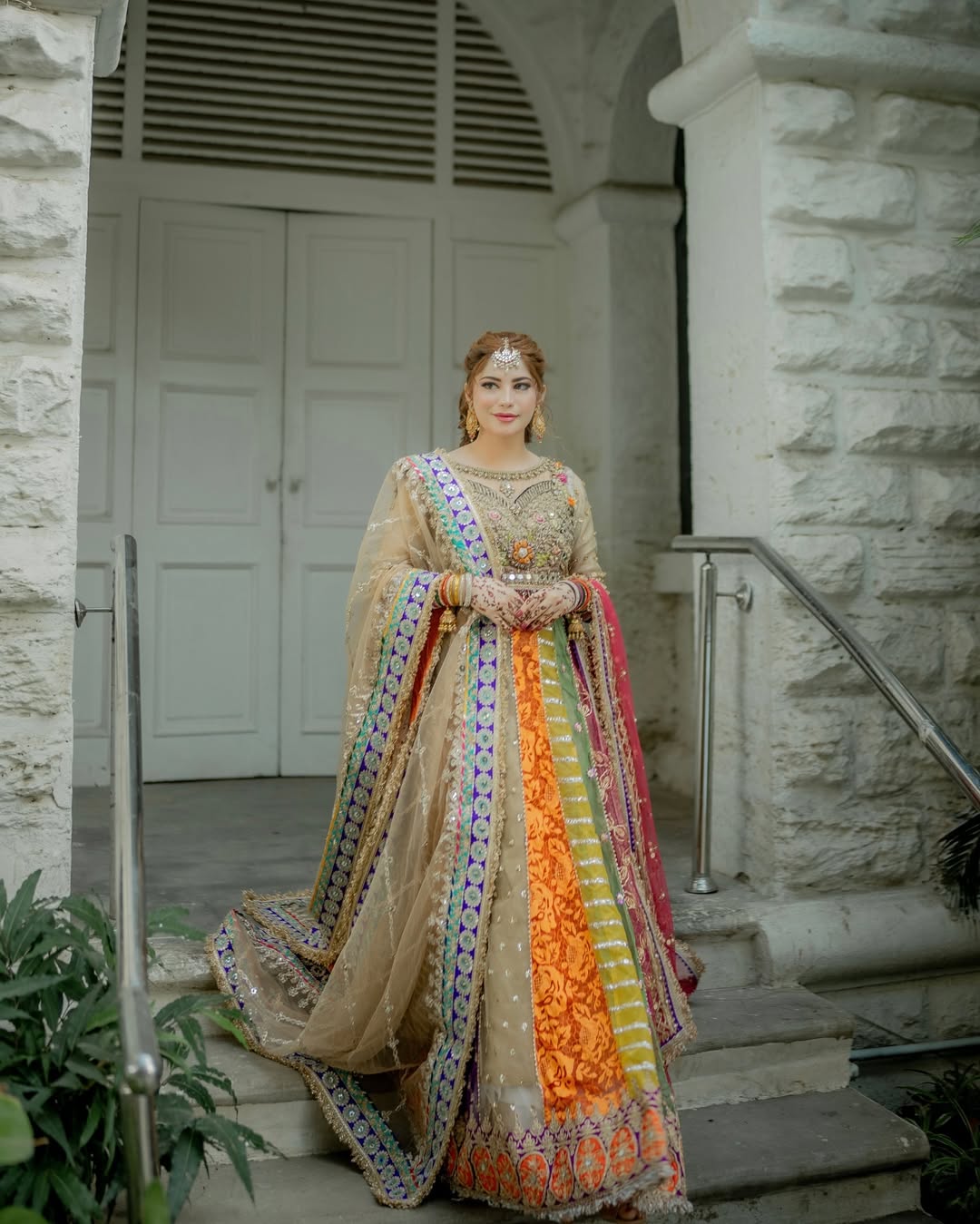 Neelam Muneer -  Mesuri Shirt, Lehenga and Dupatta Outfit | COD | 50% OFF