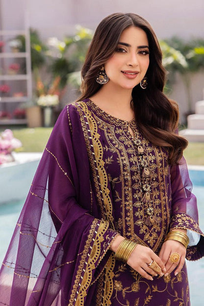 Saboor Ali - Zina Shirt, Trouser with Dupatta - COD | 50% OFF