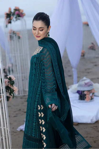 Hania Aamir - Mint Green Shirt, Trouser and Dupatta - COD | 50% OFF