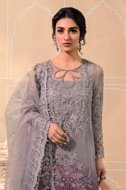 Sarah Khan - Heritage Shirt, Trouser with Dupatta - COD | 50% 0FF