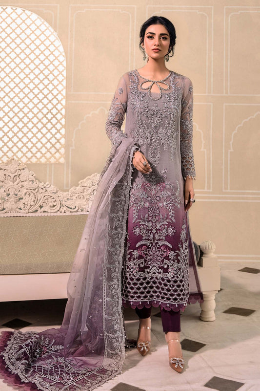 Sarah Khan - Heritage Shirt, Trouser with Dupatta - COD | 50% 0FF