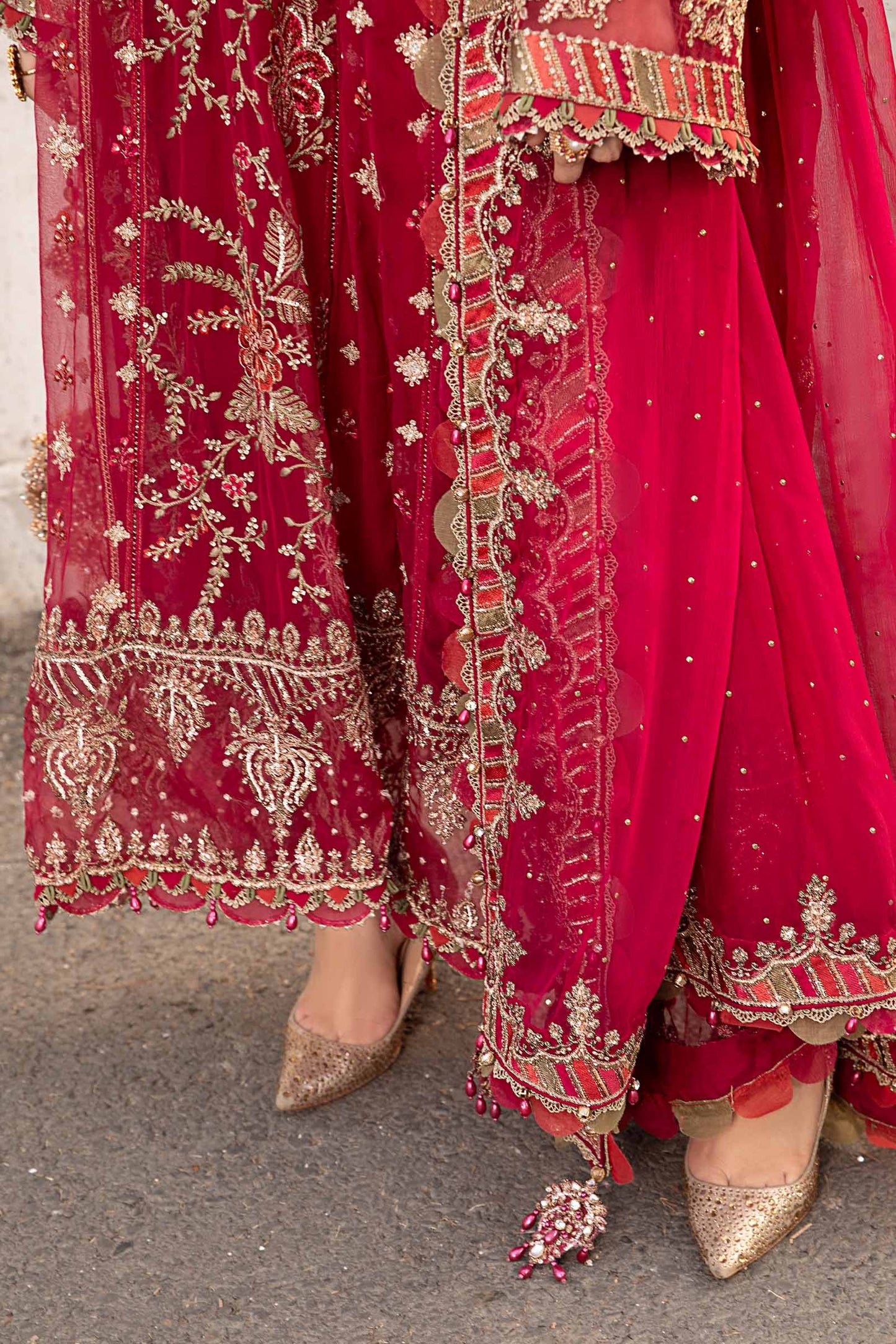 Alishba Abbasi - Miami Shirt, Flapper with Dupatta - COD | 60% OFF