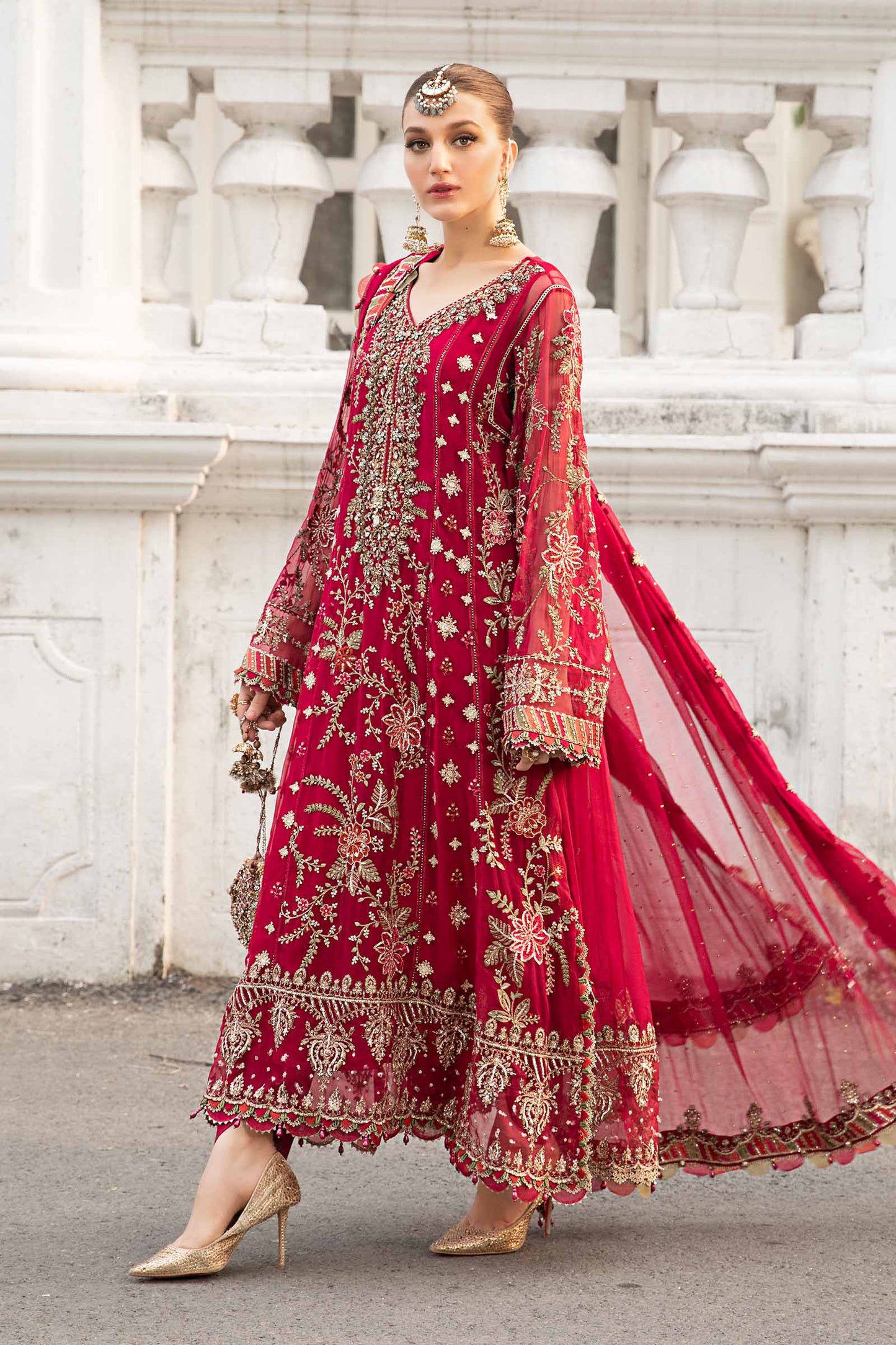 Alishba Abbasi - Miami Shirt, Flapper with Dupatta - COD | 60% OFF