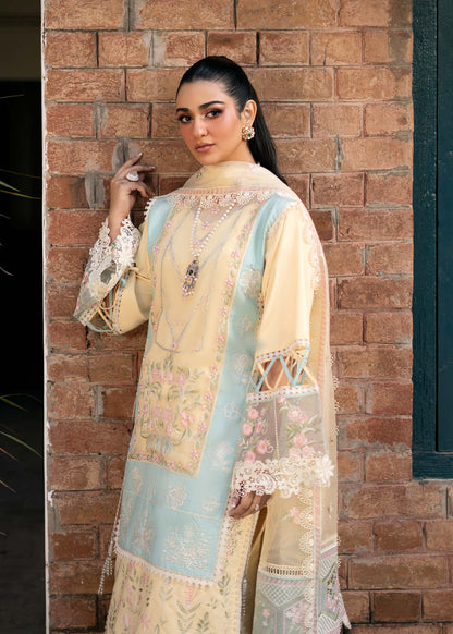 Sarah Khan - Rimrose Shirt, Trouser and Dupatta - COD | 40% OFF