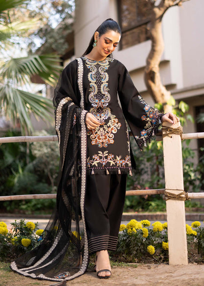 Laiba Khan x Sarah Khan -  Nina Shirt, Trouser and Dupatta - COD | 40% OFF