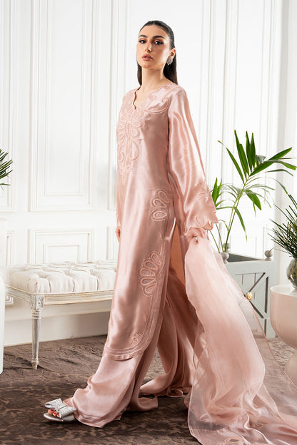 Zoya Nasir - Ruhana Silk Shirt, Trouser with Dupatta | 50% OFF