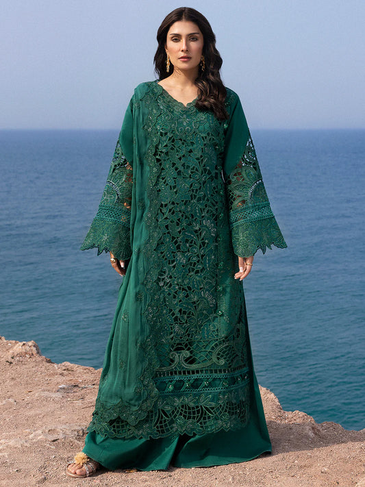 Ayeza Khan - Ora Shirt, Trouser and Dupatta - COD | 40% OFF